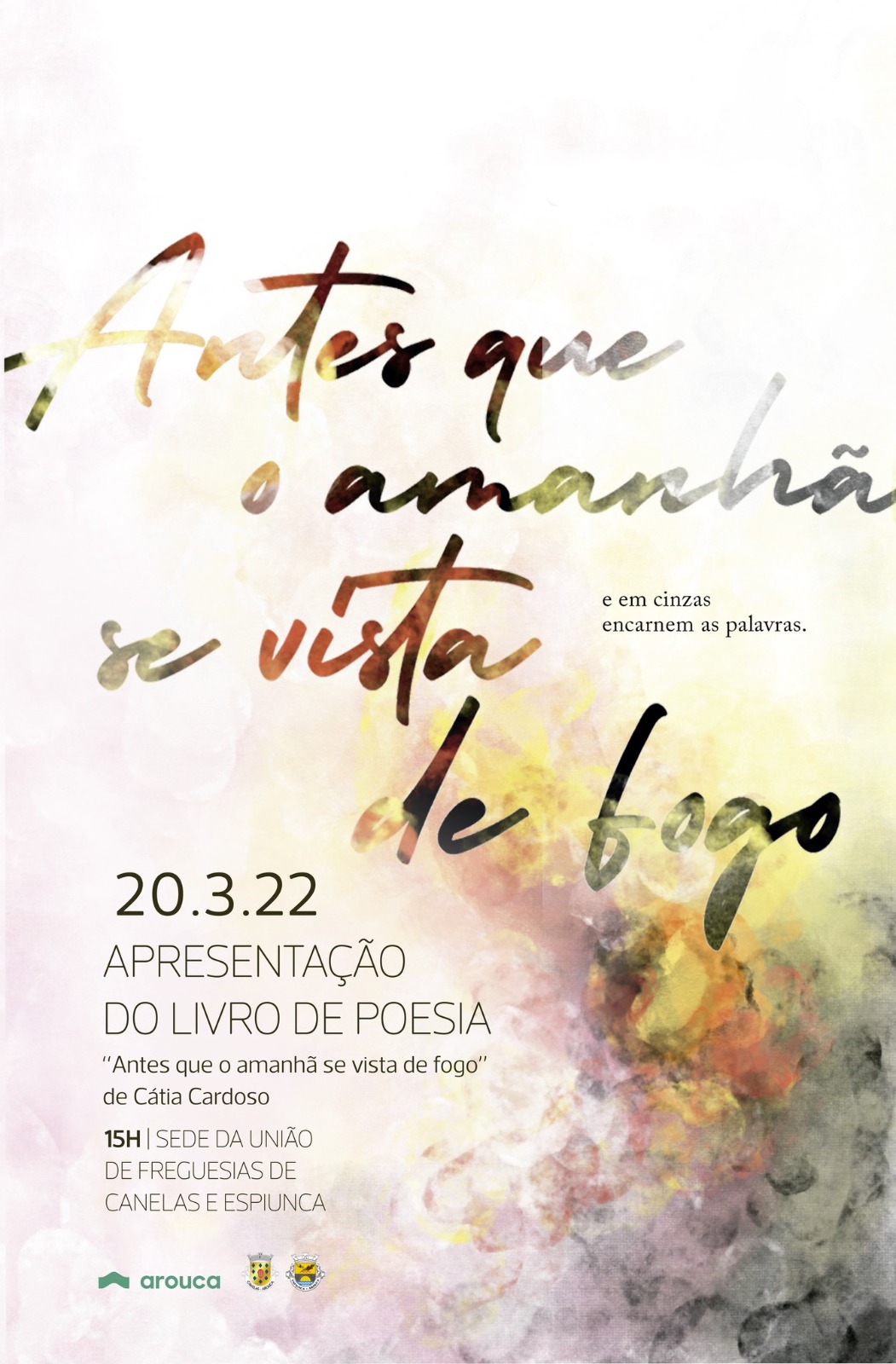 Apresentação do livro de poesia “Antes que o amanhã se vista de fogo”